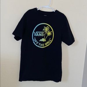 Black vans t shirt